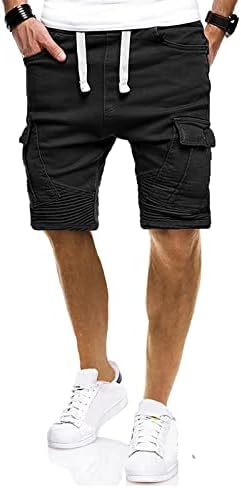 מכנסיים לכיס ספורט של גברים אוברמלים מכנסיים קצרים מזדמנים של מכנסיים קצרים מזדמנים