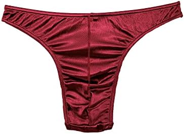 ברברה הלבשה תחתונה סאטן תחתוני חוטיני תחתוני משי סקסי גבר חוטיני חוטיני אונדי רב חבילה