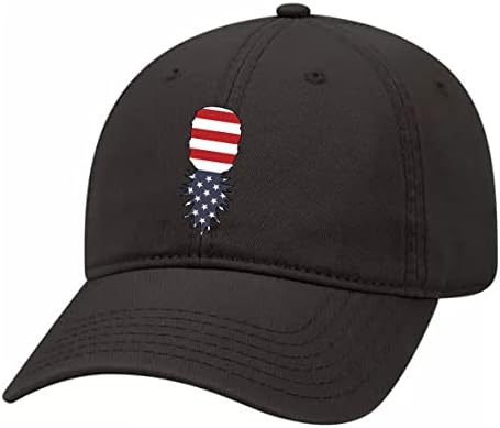טרנץ חולצה החברה גברים של אמריקאי דגל במהופך אננס רקום יוניסקס אריג אבא כובע מתכוונן בייסבול כובע