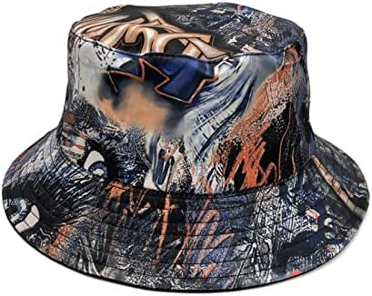 גרפיטי דלי כובע חוף כובע שמש כובע אריזת הפיכה מפיגה כובעי דייגים לגברים ונשים כובעי היפ הופ