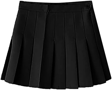 חצאית מיני מטאלית שרשרת המותניים של נשים חצאית אלין חצאית מותניים גבוהה בדיקת חצאית קפלים עטוף חצאית סביב חצאית