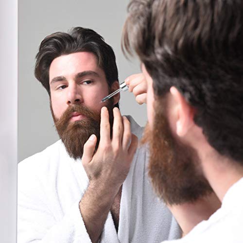 שקדים צמיחת זקן שמן לגברים - מחליק טיפול סרום פנים שיער מהר יותר לגדול-מתנה בשבילו החבר הבעל