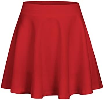 זקלוטרה סקורטס חצאיות עבור בנות אלסטיות גבוהה מותן טניס חצאית עם 2 כיסים אתלטי גולף אימון ספורט מכנסיים קצרים