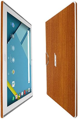 Skinomi קל עץ עץ מלא עור גוף מלא תואם ל- Acer Iconia One 10 Techskin עם מגן מסך סרטים ברורה אנטי-בוערת
