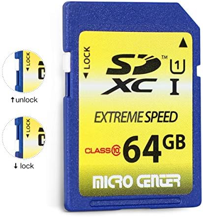 64GB Class 10 SDXC כרטיס זיכרון פלאש סטנדרטי סטנדרט גודל מלא כרטיס SD USH-I U1 כרטיס זיכרון