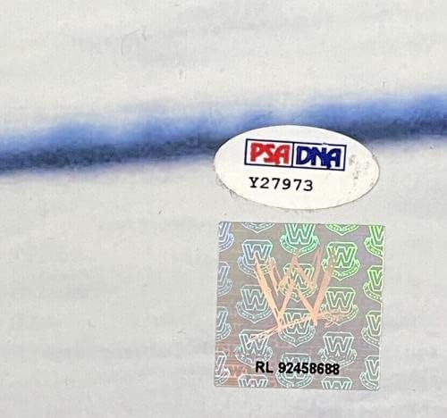 Ric Flair חתום על 16x20 WWE ISBLING צילום לעומת HULK HOGAN PSA/HOLOGRAM DNA - תמונות היאבקות חתימה