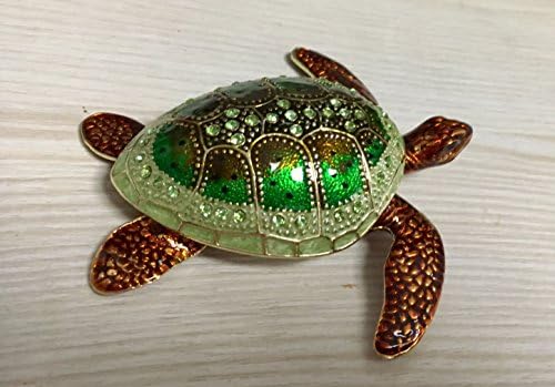 Znewlook Sea Turtle Crystal תכשיטי תכשיטים משובצים תכשיטים תכשיטים צבים צ'כי