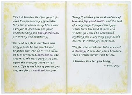 כרטיס הערכה לאמנויות בלו מאונטיין-מילות תודה, תפילות ואיחולים לחבר, בן משפחה או מישהו מיוחד בחייך