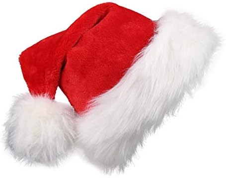 חג המולד סנטה כובע למבוגרים קטיפה חג המולד כובע חג עיצוב הבית