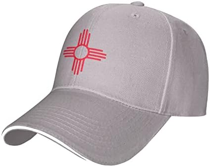 ניו מקסיקו זיה סמל סמל מבוגרים כובע בייסבול אישה אבא כובע מתכוונן.