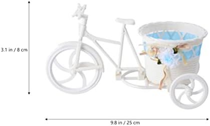 בסגנון כפרי שולחן דקור תלת אופן פרח סטנד פרח סל אופני עציץ שולחן עבודה פרחוני תצוגת מדף לחתונה שולחן העבודה משרד