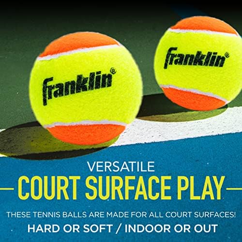 פרנקלין ספורט המתנע טניס כדורי - למתחילים טניס כדורי - לחץ טניס כדורי - נהדר עבור אימון + בפועל-3