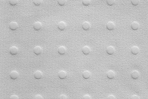 מגבת מחצלת יוגה שחור-לבן של אמבסון, איור מודרני עם דפוס מונוכרומטי קלאסי עם נקודות הדפסה של נקודות,