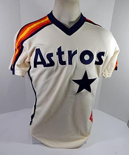 1987 יוסטון אסטרוס ג'ים דהיז 43 משחק משומש ג'רזי 44 DP35468 - משחק משומש גופיות MLB