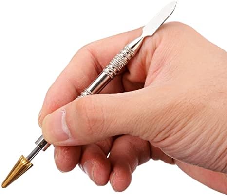 DIY ראש כפול עור קצה שמן עט הדבק צבע עט עט כלים מהיר גלגל צבע לכלי מלאכת עור בעבודת יד