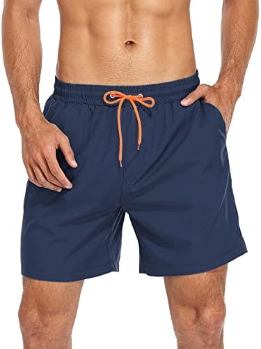 אמריקאי מגמות גברים של בגד ים מהיר יבש גברים של בגד ים עם דחיסת אוניית למתוח לוח מכנסיים קצרים