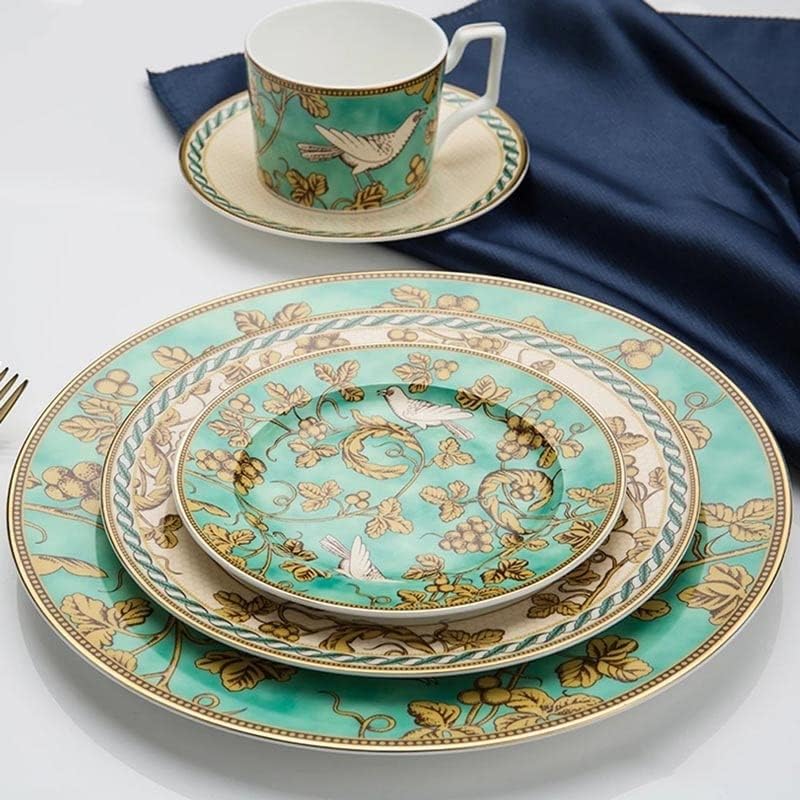 צלחת כלי אוכל קרמיקה בסגנון אירופה בסגנון אירופאי סט סגנון מערבי כוס קפה כוס שולחן שולחן