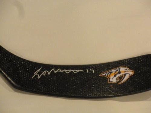 סקוט הרטנל חתום על הוקי מקל טורפי נאשוויל הוכחה חתימה - מקלות NHL עם חתימה