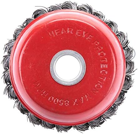 10016 מעוות חוט קערת סוג מברשת פלדת חוט גלגל כוס מברשת ליטוש כלי עבור מטחנות רוטרי מכונת גריסה