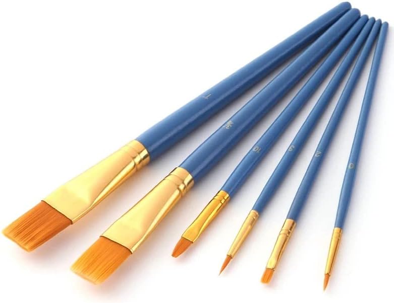 SDFGH מברשת מיניאטורה סט עט ניילון מברשת שיער שמן מקצועי בצבעי מים