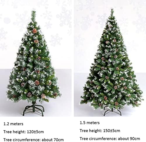 עץ חג המולד לחג המולד של אינדיאה, עץ חג המולד מלאכותי עם חרוטים אורנים, סוגר מתכת וענפים תלויים, לקישוט