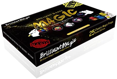 ערכת קסם קסמים מבריקים קסמים לילדים צעצועים מדעיים לילדים כולל 25 טריקים קלאסיים קל לשחק מתנה קסומה