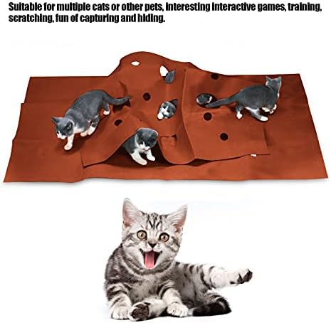 חיות מחמד משחק מחצלת, חתול פעילות לשחק מחצלת, חתול כלב לנשימה פעילות אינטראקטיבי כרית ביס עמיד