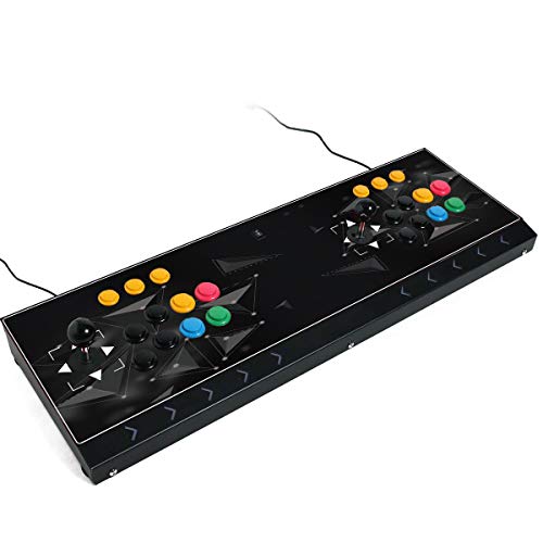 דויו ארקייד משחק קונסולת 2 שחקנים משחק וידאו משחק ארקייד נלחם למקל לבית, תואם ל- Neogeo Mini/PC/PS Classic/Nintendo