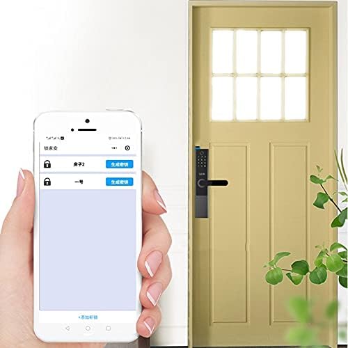 ZYZMH טביעת אצבע חכמה טביעת דלת חשמלית מנעול WiFi Bluetooth סיסמת דלת הבית נעילה טביעת אצבע ללא מפתח נעילת מסך