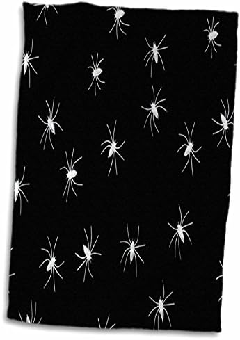 3D רוז עכבישים לבן זעיר TWL_61859_1 מגבת, 15 x 22