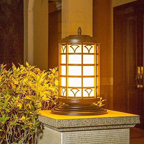 XBWEI LED חיצוני חצר עמיד למים מנורת קיר מנורה פוסט מנורה ראש מנורה בסגנון אירופאי חצר גן וילה שער