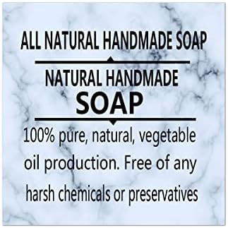 מדבקות אריזת סבון של יוק תוויות איטום בעבודת יד, תוויות דבק 2.75 × 2.75 אינץ 'עבור ציוד אריזת בר ביתי,