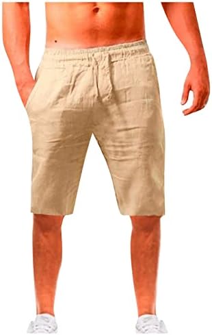 מכנסי פשתן סקיסיגול מכנסיים קצרים של גברים, מכנסי לוח גדול מדי, מכנסי טרנינג רופפים מכנסי טרנינג לייבוש