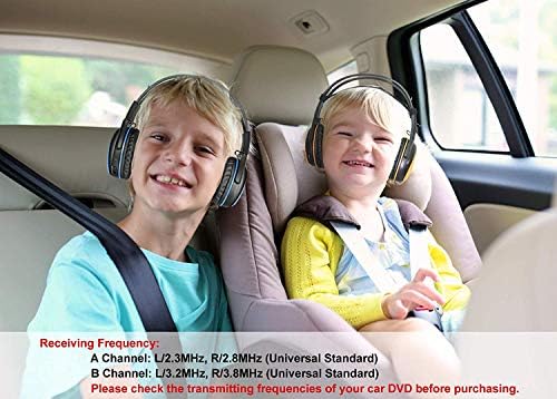 Simolio IR אוזניות רכב תואמות להונדה אודיסיי וקרייזלר פסיפיקה ושברבי פרבר ו- GMC יוקון וטויוטה סיינה