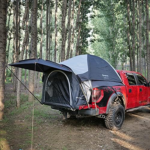 משאית קמפינג קמפינג אוהל עם כרית שינה עצמית כפולה, אידיאלים ל -2 אנשים