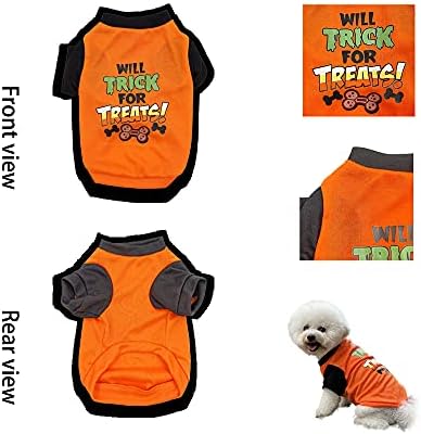 Shinyeagle 2 חבילות כלב תלבושות ליל כלב, תחפושות חולצת כלבים לקישוטי ליל כל הקדושים, חולצות טריקו של תלבושות