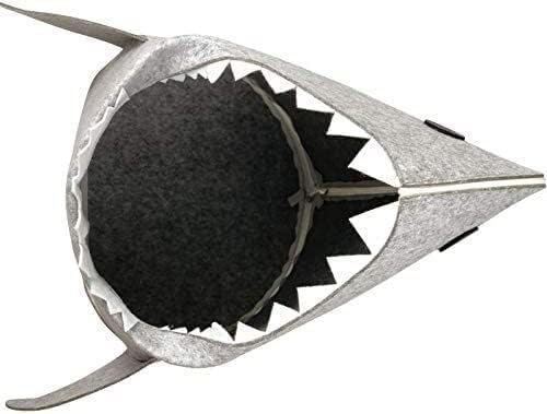 קטן גבוה פרג חיצוני טלסקופי דלי כביסה סל כריש צורת צעצועי אחסון סל בית צעצועי בגדים ארגונית