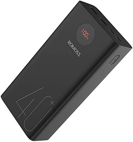 בנק חשמל של רומוס 40000mAh עם 2 באייפון 1 ואנדרואיד USB C כבל טעינה