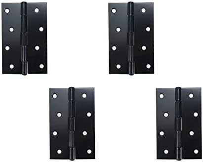 קומגרוט 4 יחידות ארון דלת ציר מתקפל צירים חומרת ריהוט מתכת לחומרת ארון תכשיטים של שער ארון 100 × 64 ממ/3.94