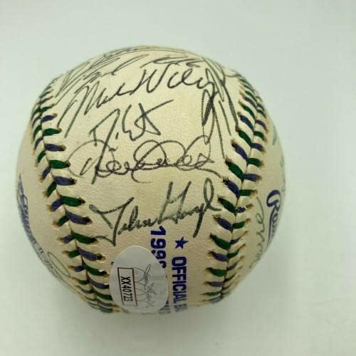 דרק ג'טר קן גריפי ג'וניור 1998 צוות משחקי הכוכבים החתום על בייסבול JSA COA - כדורי בייסבול עם חתימה