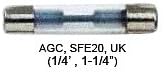 Littelfuse AGC75BP AGC GLS FUSE 5CDS/PK, 7.5