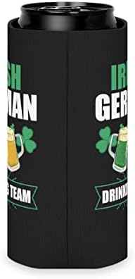 בירה יכולה שרוול קריר יותר הומוריסטי אירי גרמני שתייה סנט פטריק יום התלהבות חידוש גרמניה אירלנד חגיגות