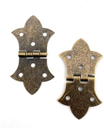 Santousi Bronze Hinges Stall Mini Box Hinges תכשיטים קופסת תכשיטים קופסת קופסת קופסת קופסת חומרה צירים