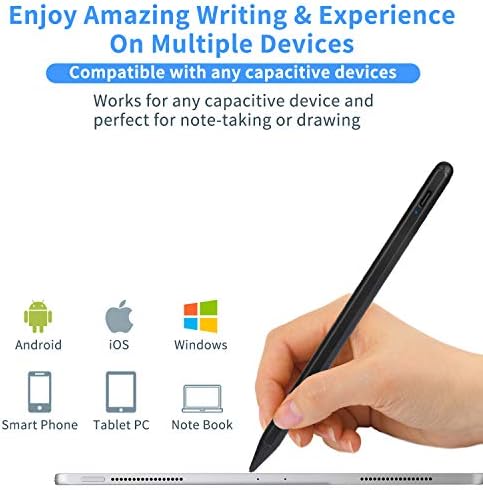 עט חרט עבור Dell 2 בעפרון מחשב נייד, Evach Capacitive רגישות גבוהה עיפרון דיגיטלי עם 1.5 ממ אולטרה