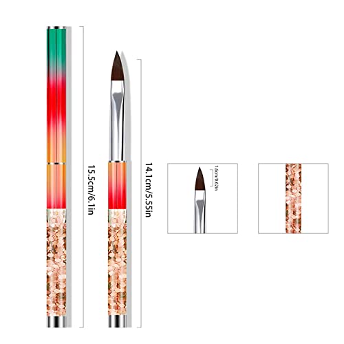 נוזל חול טובעני פאייטים נייל שיפור קריסטל עט אלקטרוליטי צבע הדרגתי נייל ביול פולני סתיו צבעים
