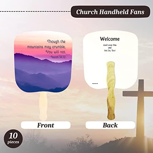 אוהדי הכנסייה של Swanson Christian Products - מעריצי סלון ידניים למבוגרים - אוהדי ידיים לשירותי הכנסייה