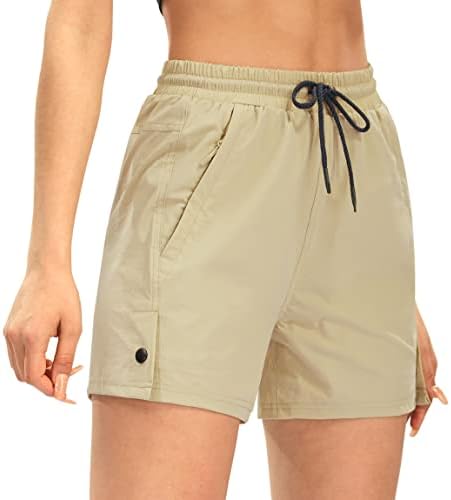 מכנסיים קצרים של אפיטנה לנשים 4 מכנסיים קצרים מהיר יבש קל משקל חיצוני נסיעות למכנסיים קצרים גולף אתלטי