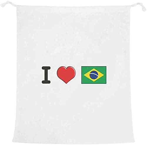 אזידה' אני אוהב ברזיל ' כביסה/כביסה / אחסון תיק