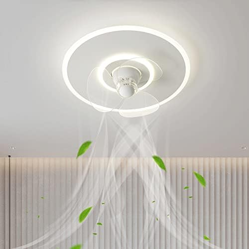 מאוורר תקרה מודרני של אלקסדוט עם מאווררי תקרה הובלים של LED LED לעומק עם שלט רחוק ， 6 מהירויות 31W מאוורר תקרה