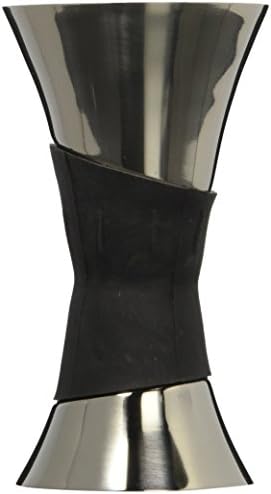 פקק פופס ג ' ובאני כפול ירה זכוכית עם קל להחזיק ניאופרן מרכז אחיזה, כסף שחור
